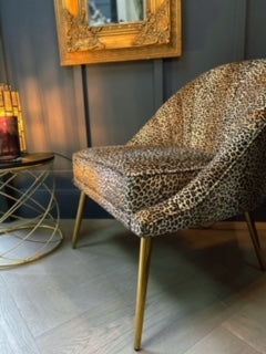 Gigi Leopard Love Shell Chair Gill Nono Bespoke Spaces