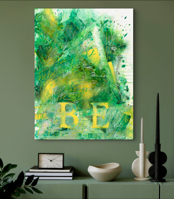 Just BE Canvas Print